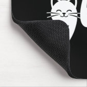 Retro Cat Comma La Kamala Harris für Präsident 200 Mousepad (Ecke)