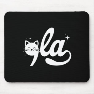 Retro Cat Comma La Kamala Harris für Präsident 200 Mousepad