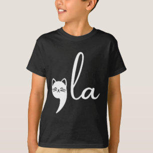 Retro Cat Comma La Kamala Harris für Präsident 200 T-Shirt