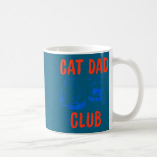 Retro Cat Dad Club Leben ist besser mit Katzen Lus Kaffeetasse