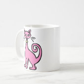 Retro Cat Kaffeetasse (Vorderseite Links)