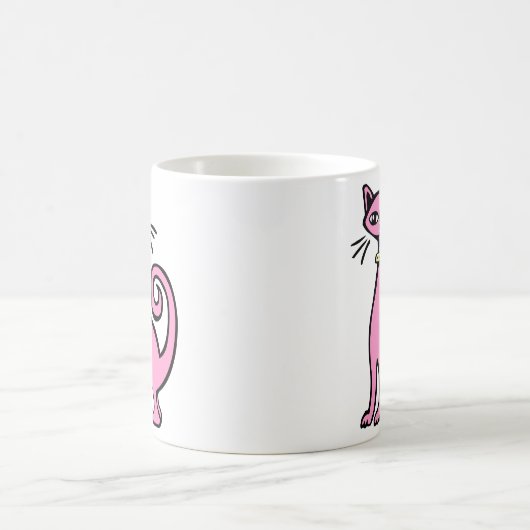 Retro Cat Kaffeetasse (Mittel)