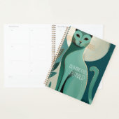 Retro Cat Lover's Planner mit benutzerdefinierbare Planer (Anzeige)