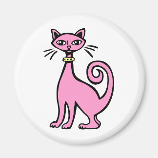 Retro Cat Magnet