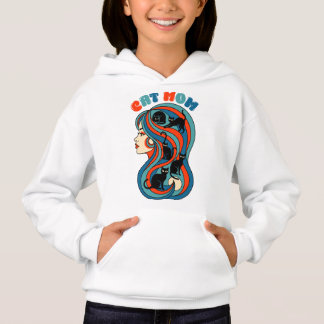 Retro Cat Mom Hoodie