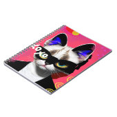 Retro Cat | Notebook-Journal Notizblock (Linke Seite)