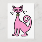Retro Cat Postkarte (Vorderseite)