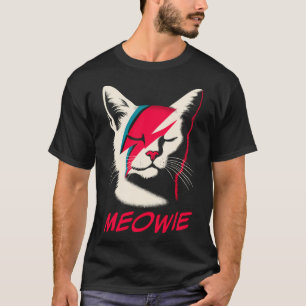 Retro Cat Rock and Roll Music Festival Ban T-Shirt