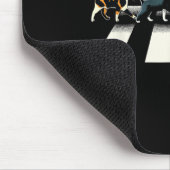 Retro Cat Rock and Roll Musik Geschenk Männer Kind Mousepad (Ecke)