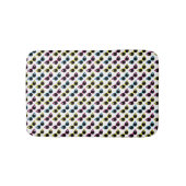 Retro Cat Sonnenbrille Muster Badematte (Vorderseite)