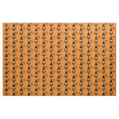 Retro Cat Stoff (Fat Quarter (45,7 x 55,9 cm))