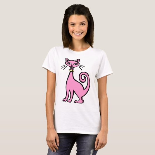 Retro Cat T-Shirt (Vorne ganz)