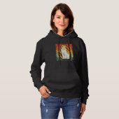 Retro Cat  Vintage Scottish Fold Cat Hoodie (Vorne ganz)