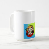 Retro Cat: Wirklich Gerahmt! Kaffeetasse (Vorderseite Links)