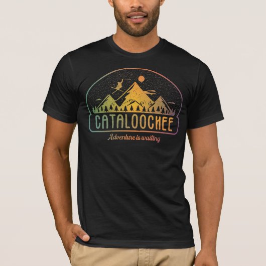 Retro Cataloochee Ski T - Shirt (Vorderseite)