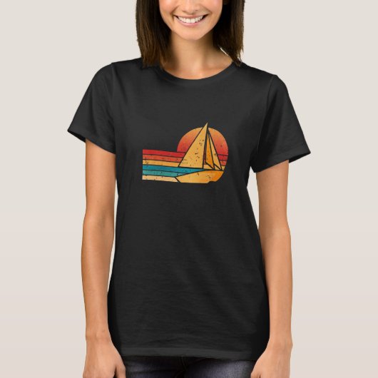 Retro Catamaran T-Shirt (Vorderseite)