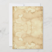 Retro Catrina Skeletton Einladung - Halloween-Part (Rückseite)