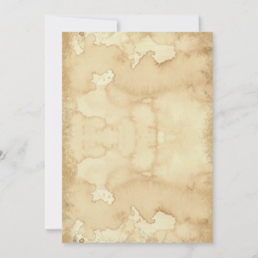 Retro Catrina Skeletton Einladung - Halloween-Part (Rückseite)