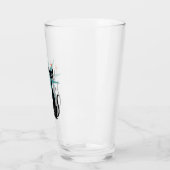 Retro Cats Blaues Atomglas Sternexplosion | Mitte Glas (Links)
