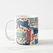 Retro Cats Kaffeetasse (Links)