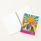 Retro Cats on Vacation Take a Road Trip Journal Notizblock (Innenseite)