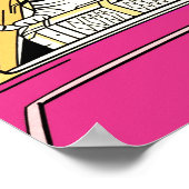 Retro Cats on Vacation Take a Road Trip Poster (Ecke)