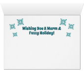 Retro Cats + Ornamente Weihnachtskarten (Innenansicht Horizontal (Unten))