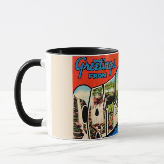 Retro Catskill-Berge Tasse (Links)
