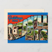 Retro Catskill Mountains Postkarte (Vorne/Hinten)