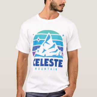 Retro Celeste Vintage Design Mountain Playing Vide T-Shirt