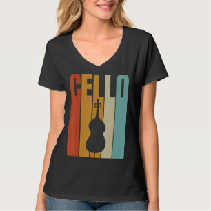 Retro Cello Cool Cello Player T-Shirt