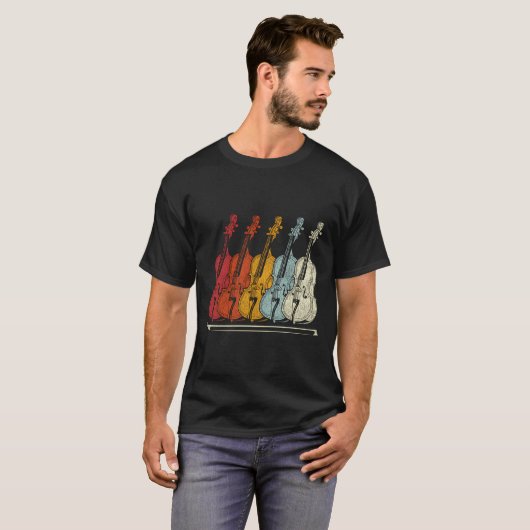 Retro Cello T-Shirt (Vorne ganz)