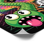 Retro Centipede Arcade Pixel Poster (Ecke)