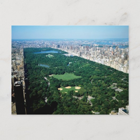 Retro Central Park Postkarte (Vorderseite)