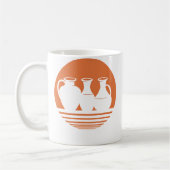 Retro Ceramic Vase Pottery Kaffeetasse (Links)