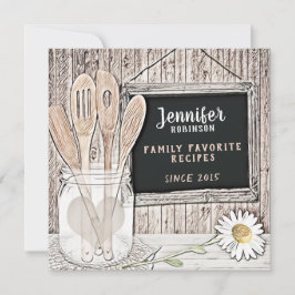 Retro Chalkboard, Mason Jar und Daisy