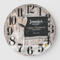 Retro Chalkboard, Mason Jar und Daisy