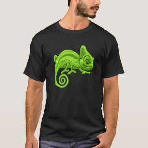 Retro Chameleon Sketch Chameleon T-Shirt