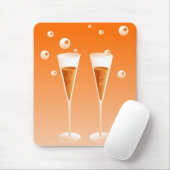Retro Champagne Mousepad (Mit Mouse)