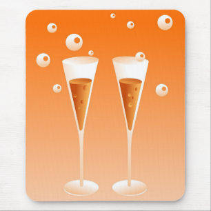 Retro Champagne Mousepad