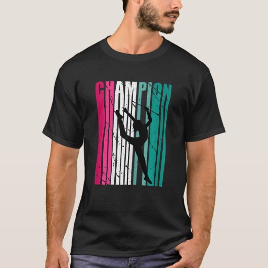 Retro Champion of Artistic Rhythmic Gymnastics Tee (Vorderseite)