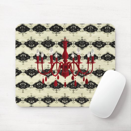 Retro Chandelier Glamour ~ Mousepad (Mit Mouse)