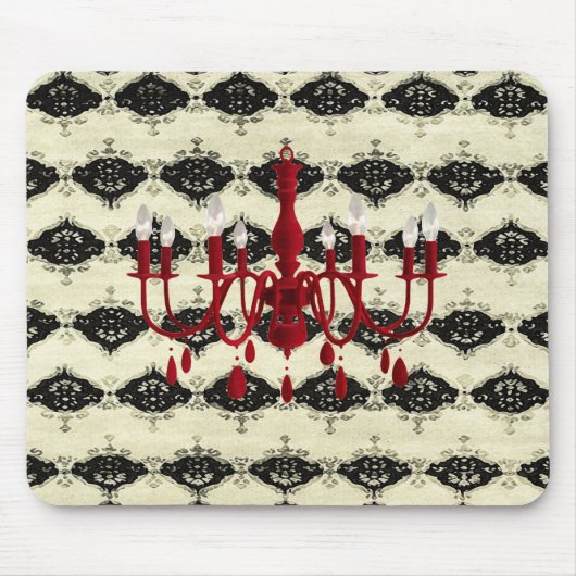 Retro Chandelier Glamour ~ Mousepad (Vorne)