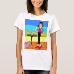 Retro Chanukka und ein Martini T-Shirt<br><div class="desc">Retro Chanukah und ein Martini</div>