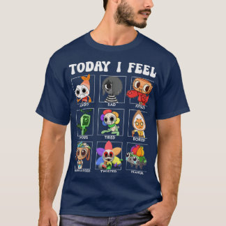 Retro-Charakter Niedlich Vintage-Cartoon-Spiel 90e T-Shirt