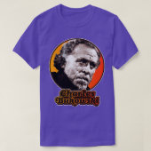 Retro Charles Bukowski Tribute T-Shirt (Design vorne)