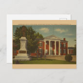 Retro Charlottesville Ziviles Kriegsdenkmal Postka Postkarte (Vorne/Hinten)