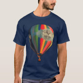 Retro Charm trifft Himmel hoch: farbenfroher Ballo T-Shirt (Vorderseite)