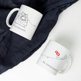 Retro Chatter: Vintages Telefon Nostalgie Tasse