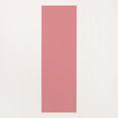 Retro Checked Danish Pastel Pink Blush Checked Yogamatte (Rückseite)